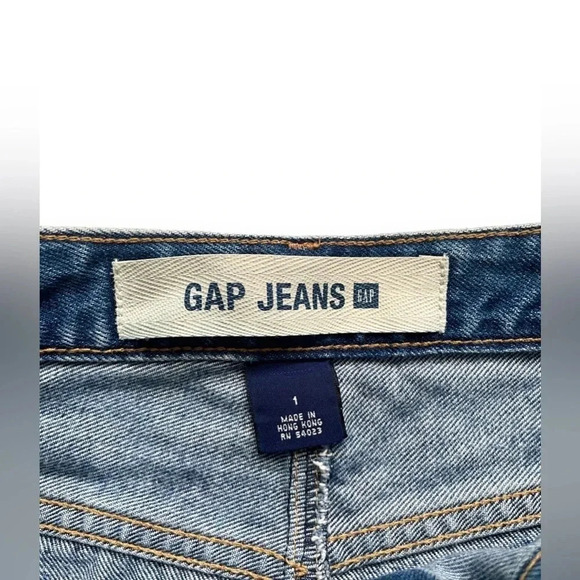 Vintage Gap Y2K Cotton Denim Pencil Skirt - Picture 2 of 3